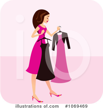 Royalty-Free (RF) Woman Clipart Illustration by Monica - Stock Sample #1069469