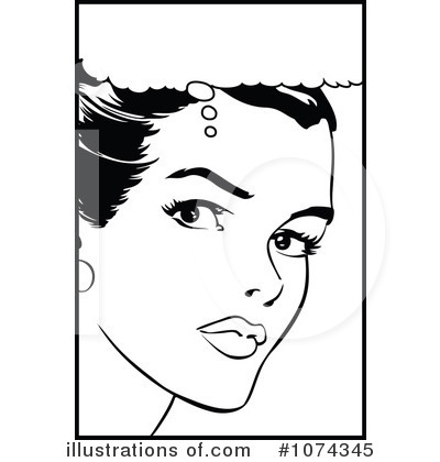 Royalty-Free (RF) Woman Clipart Illustration by brushingup - Stock Sample #1074345