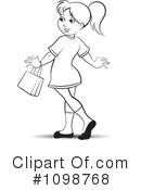 Woman Clipart #1098768 by Lal Perera
