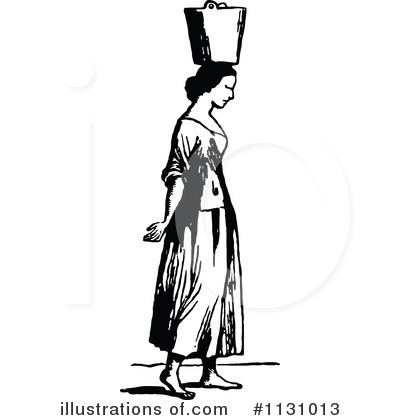 Royalty-Free (RF) Woman Clipart Illustration by Prawny Vintage - Stock Sample #1131013