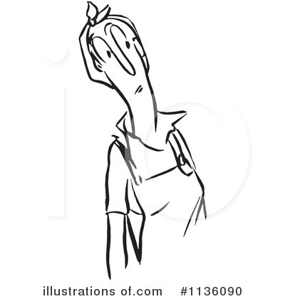 Royalty-Free (RF) Woman Clipart Illustration by Picsburg - Stock Sample #1136090