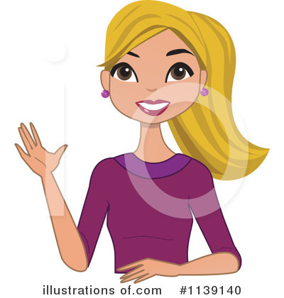 Royalty-Free (RF) Woman Clipart Illustration by peachidesigns - Stock Sample #1139140