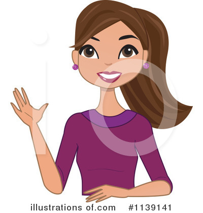 Royalty-Free (RF) Woman Clipart Illustration by peachidesigns - Stock Sample #1139141