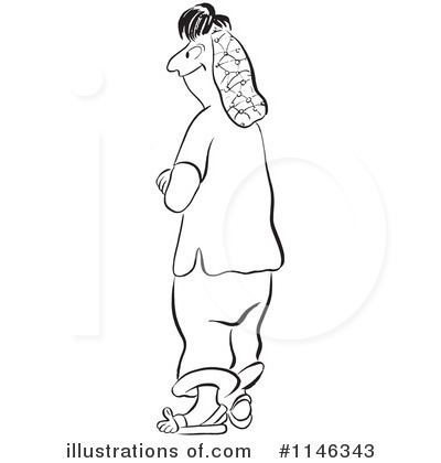 Royalty-Free (RF) Woman Clipart Illustration by Picsburg - Stock Sample #1146343