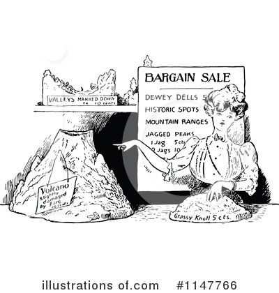 Royalty-Free (RF) Woman Clipart Illustration by Prawny Vintage - Stock Sample #1147766