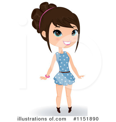 Royalty-Free (RF) Woman Clipart Illustration by Melisende Vector - Stock Sample #1151890