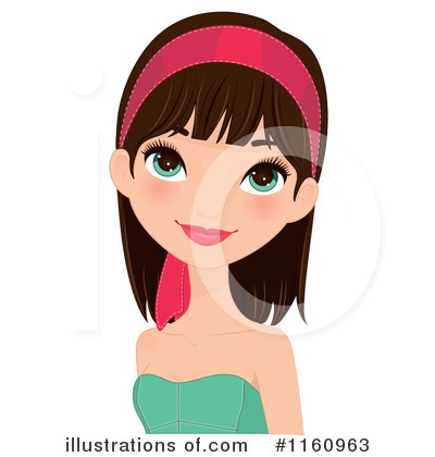 Royalty-Free (RF) Woman Clipart Illustration by Melisende Vector - Stock Sample #1160963