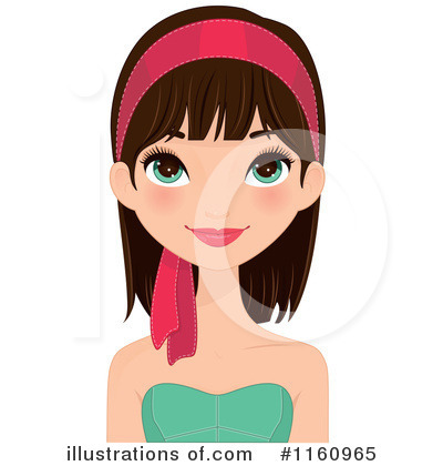 Royalty-Free (RF) Woman Clipart Illustration by Melisende Vector - Stock Sample #1160965