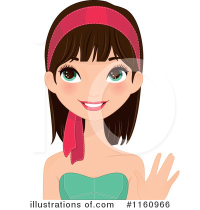 Royalty-Free (RF) Woman Clipart Illustration by Melisende Vector - Stock Sample #1160966