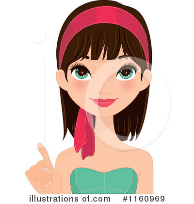 Royalty-Free (RF) Woman Clipart Illustration by Melisende Vector - Stock Sample #1160969