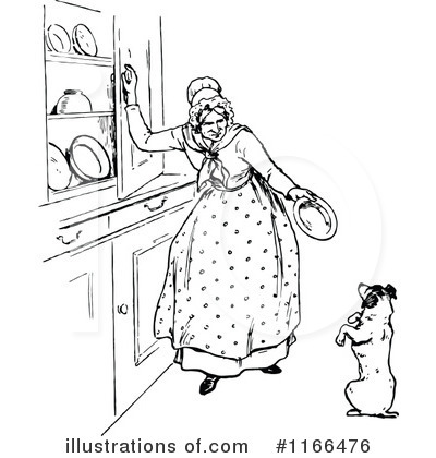 Royalty-Free (RF) Woman Clipart Illustration by Prawny Vintage - Stock Sample #1166476