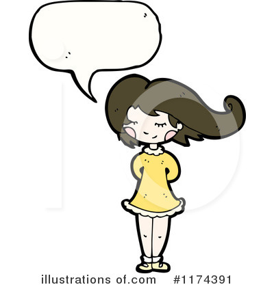 Royalty-Free (RF) Woman Clipart Illustration by lineartestpilot - Stock Sample #1174391