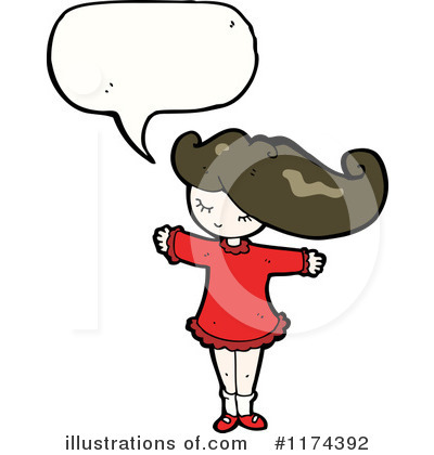 Royalty-Free (RF) Woman Clipart Illustration by lineartestpilot - Stock Sample #1174392