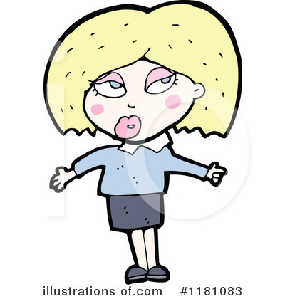 Royalty-Free (RF) Woman Clipart Illustration by lineartestpilot - Stock Sample #1181083