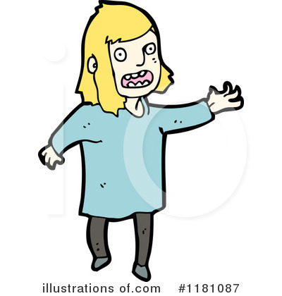 Royalty-Free (RF) Woman Clipart Illustration by lineartestpilot - Stock Sample #1181087