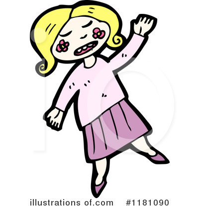 Royalty-Free (RF) Woman Clipart Illustration by lineartestpilot - Stock Sample #1181090
