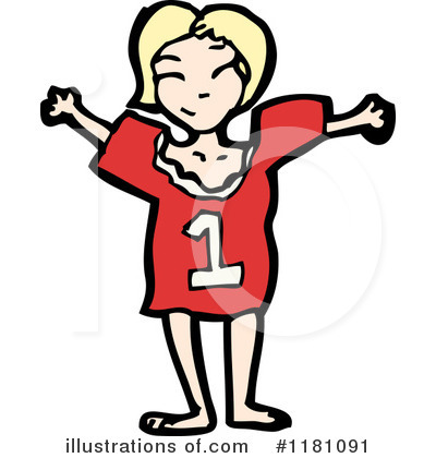 Royalty-Free (RF) Woman Clipart Illustration by lineartestpilot - Stock Sample #1181091