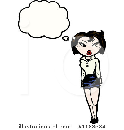 Royalty-Free (RF) Woman Clipart Illustration by lineartestpilot - Stock Sample #1183584