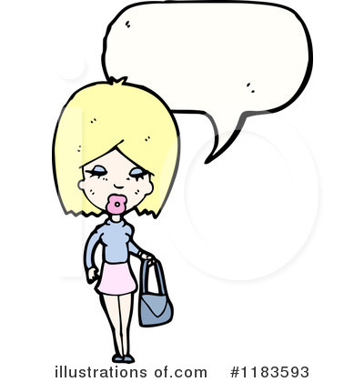 Royalty-Free (RF) Woman Clipart Illustration by lineartestpilot - Stock Sample #1183593