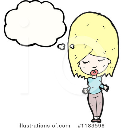 Royalty-Free (RF) Woman Clipart Illustration by lineartestpilot - Stock Sample #1183596