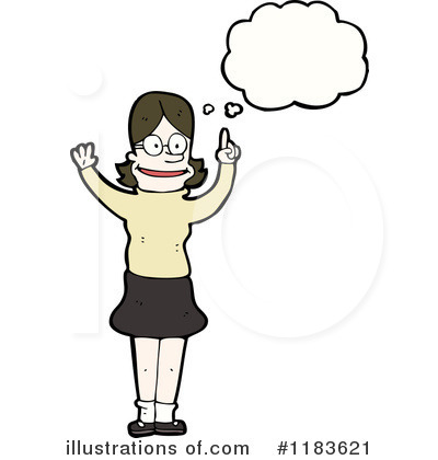 Royalty-Free (RF) Woman Clipart Illustration by lineartestpilot - Stock Sample #1183621