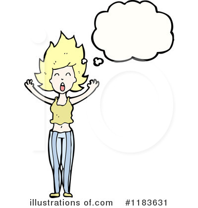 Royalty-Free (RF) Woman Clipart Illustration by lineartestpilot - Stock Sample #1183631
