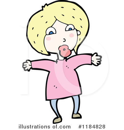 Blonde Woman Clipart #1184828 by lineartestpilot