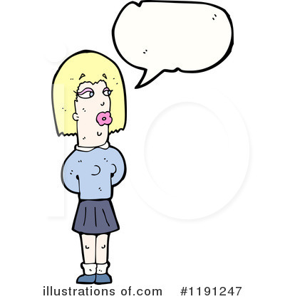 Royalty-Free (RF) Woman Clipart Illustration by lineartestpilot - Stock Sample #1191247