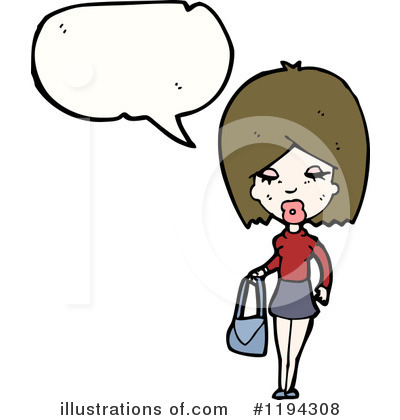 Royalty-Free (RF) Woman Clipart Illustration by lineartestpilot - Stock Sample #1194308