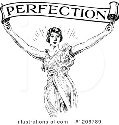 Royalty-Free (RF) Woman Clipart Illustration by Prawny Vintage - Stock Sample #1206789