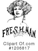 Woman Clipart #1206817 by Prawny Vintage