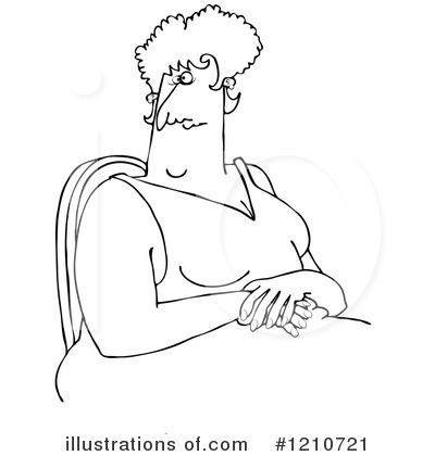 Royalty-Free (RF) Woman Clipart Illustration by djart - Stock Sample #1210721