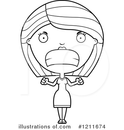 Royalty-Free (RF) Woman Clipart Illustration by Cory Thoman - Stock Sample #1211674
