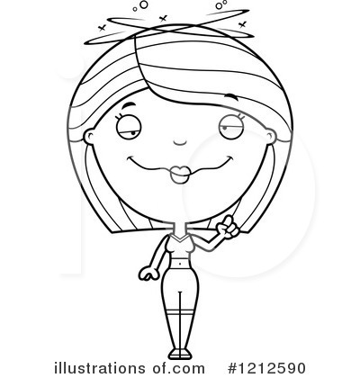 Royalty-Free (RF) Woman Clipart Illustration by Cory Thoman - Stock Sample #1212590