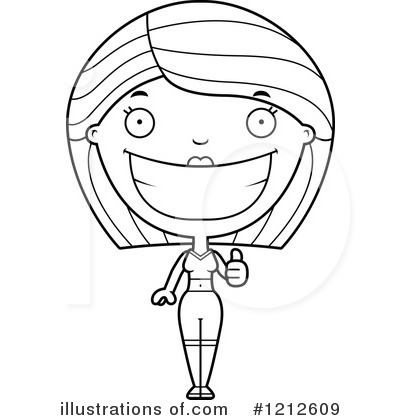Royalty-Free (RF) Woman Clipart Illustration by Cory Thoman - Stock Sample #1212609