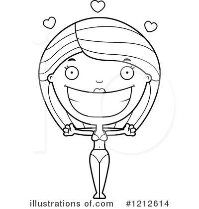 Bikini Woman Clipart #1212614 by Cory Thoman