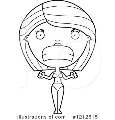 Royalty-Free (RF) Woman Clipart Illustration by Cory Thoman - Stock Sample #1212615
