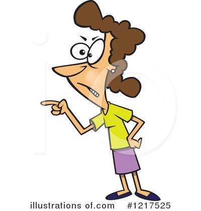 Royalty-Free (RF) Woman Clipart Illustration by toonaday - Stock Sample #1217525