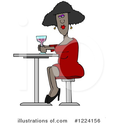 Royalty-Free (RF) Woman Clipart Illustration by djart - Stock Sample #1224156