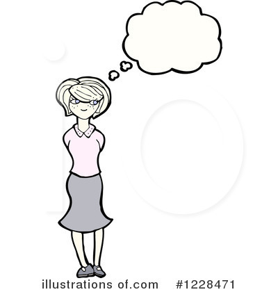 Royalty-Free (RF) Woman Clipart Illustration by lineartestpilot - Stock Sample #1228471