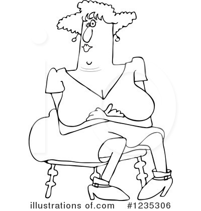 Royalty-Free (RF) Woman Clipart Illustration by djart - Stock Sample #1235306