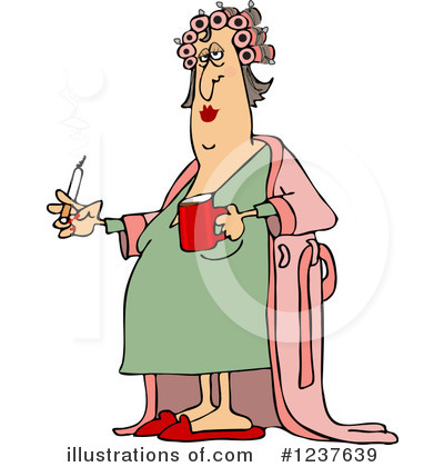 Royalty-Free (RF) Woman Clipart Illustration by djart - Stock Sample #1237639