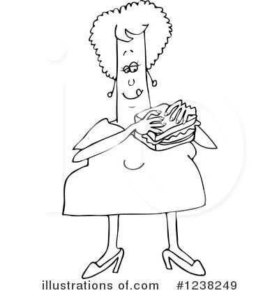 Royalty-Free (RF) Woman Clipart Illustration by djart - Stock Sample #1238249