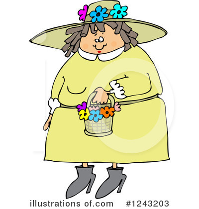 Royalty-Free (RF) Woman Clipart Illustration by djart - Stock Sample #1243203