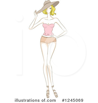 Royalty-Free (RF) Woman Clipart Illustration by BNP Design Studio - Stock Sample #1245069