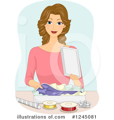Royalty-Free (RF) Woman Clipart Illustration by BNP Design Studio - Stock Sample #1245081