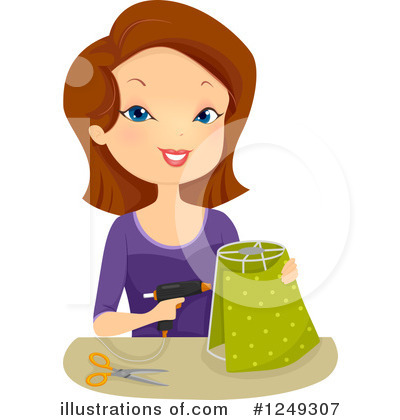Royalty-Free (RF) Woman Clipart Illustration by BNP Design Studio - Stock Sample #1249307