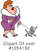 Woman Clipart #1254192 by LaffToon