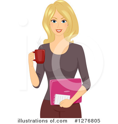 Royalty-Free (RF) Woman Clipart Illustration by BNP Design Studio - Stock Sample #1276805