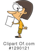 Woman Clipart #1290121 by toonaday